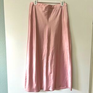 Blush Pink Satin Shirt